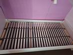 Ikea 1 persoons bed met matras, Ophalen, 90 cm, Eenpersoons, Wit
