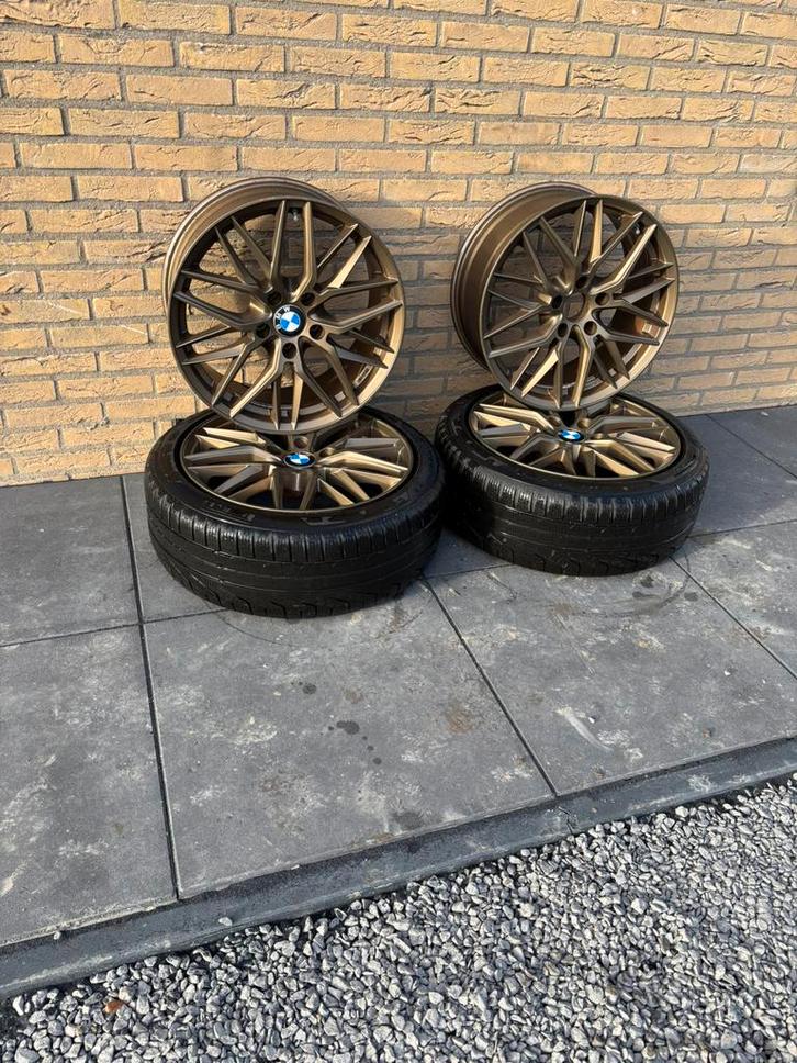 Meisterwerk MW14 brons 5x112 bmw velgen, Auto-onderdelen, Banden en Velgen, Velg(en), Winterbanden, 17 inch, 225 mm, Ophalen of Verzenden