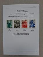 NVHP 244-247 op A5 albumblad (ANVV), Postzegels en Munten, Postzegels | Nederland, Ophalen of Verzenden, T/m 1940, Gestempeld