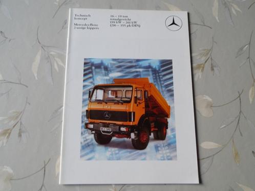 Mercedes Benz 2 assige kippers, Boeken, Auto's | Folders en Tijdschriften, Zo goed als nieuw, Mercedes, Verzenden