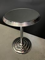 bijzettafeltje, Minder dan 55 cm, Gebruikt, Metaal of Aluminium, Rond