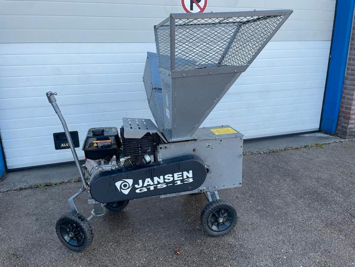 Jansen GTS-13 Hakselaar - Krachtige Houtversnipperaar, Tuin en Terras, Hakselaars, Gebruikt, Benzine, Ophalen