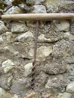 Grote antieke houtboor (Avegaar) uit Frankrijk, Antiek en Kunst, Antiek | Gereedschap en Instrumenten, Ophalen of Verzenden