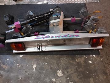 Spinder Trekhaak 2 Fietsendrager -  aluminium kantelbaar beschikbaar voor biedingen