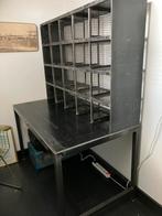 Zwart stalen New Routz bureau Post Office, Huis en Inrichting, Bureaus, Ophalen, Gebruikt
