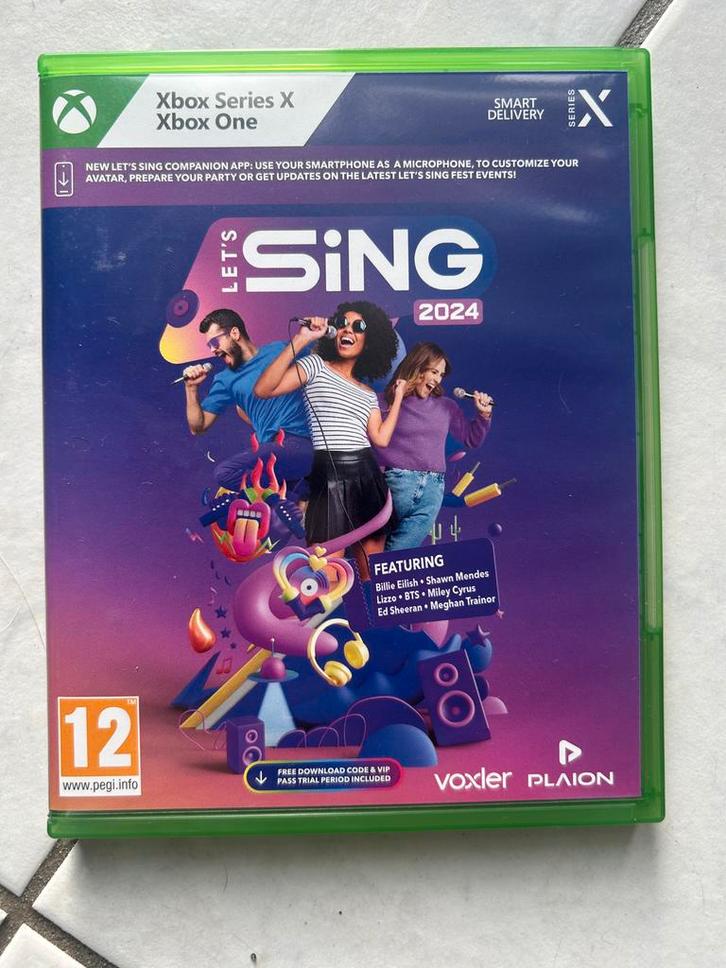 Let's Sing Xbox - Compleet met Microfoons!, Spelcomputers en Games, Games | Nintendo Switch, Zo goed als nieuw, Muziek, 2 spelers