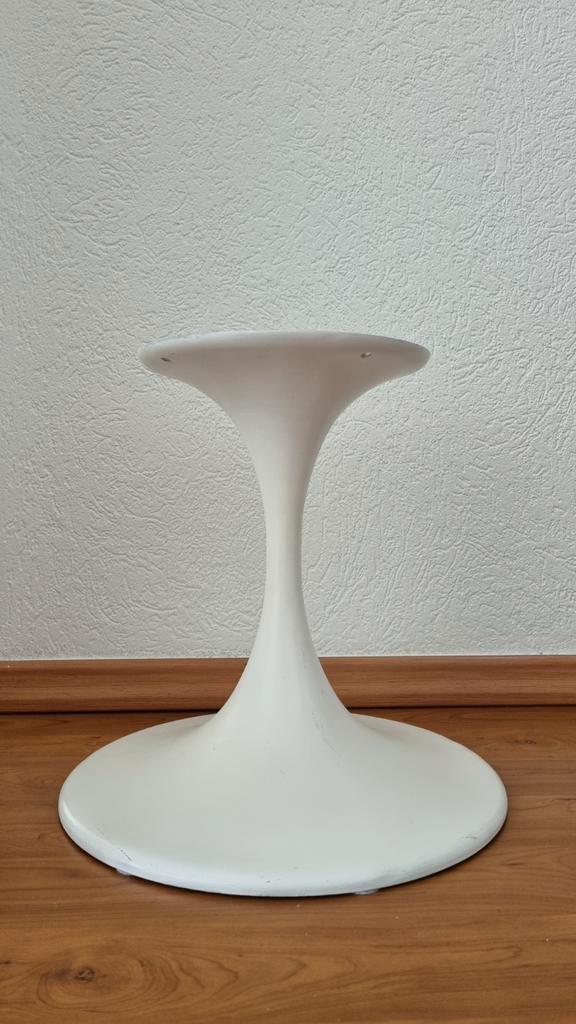 Tulpvoet aluminium trompetvoetl retro salontafel design wit, Huis en Inrichting, Woonaccessoires | Overige, Gebruikt, Ophalen of Verzenden