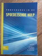Procedures in de Spoedeisende Hulp, Boeken, Ophalen of Verzenden, Beta, Zo goed als nieuw, HBO