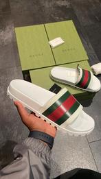 Gucci slippers nieuw in doos origineel!!!!, Kleding | Heren, Schoenen, Slippers, Wit, Nieuw, Ophalen of Verzenden