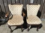 2 zware barok stoelen (mannetje/vrouwtje), Huis en Inrichting, Stoelen, Ophalen, Gebruikt, Barok, Eén