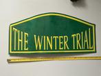 Vintage 'The Winter Trial' Bord / rally bord kentekenplaat, Ophalen of Verzenden, Nieuw