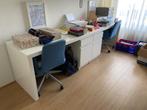 2 IKEA Malm bureaus en 2 IKEA Patrik bureaustoelen, Ophalen, Zo goed als nieuw