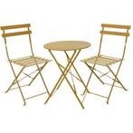 Sfeervolle bistroset metaal met gratis verzending, Tuin en Terras, Ophalen of Verzenden, Nieuw, Overige materialen, 2 zitplaatsen