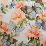Servetten decoupage/bullet journal – Vlinders bloemen L1842, Verzenden, Nieuw, Materiaal