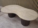 salontafel travertin organisch Douglas van Richmond Interior, Huis en Inrichting, Tafels | Salontafels, Ophalen, Nieuw, 50 tot 100 cm