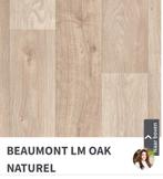 Coupon vloerzeil 365x 400cm Beaumont oak naturel vinyl, Huis en Inrichting, Stoffering | Vloerbedekking, Ophalen, Nieuw, Hout look