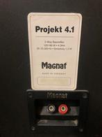 Magnat project 4.1  luidsprekers kasten met front, Ophalen, Front, Rear of Stereo speakers, Magnat