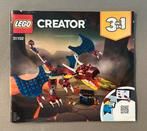 lego Vuurdraak creator 3 in 1 set 31102, Kinderen en Baby's, Speelgoed | Duplo en Lego, Ophalen of Verzenden, Gebruikt, Complete set