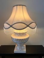 Versace Keramisch tafellamp lamp goud verguld, Tafellamp Versace, Stof, Ophalen of Verzenden, Zo goed als nieuw