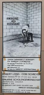 Haarlemse poster ‘Mening als misdaad’ 1975, Verzamelen, Posters, Ophalen of Verzenden, Zo goed als nieuw