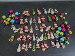 Glazen gekleurde mini kerstfiguren/ kerstballen, Diversen, Kerst, Ophalen, Gebruikt