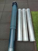 Aluminium dakdoorvoer rond 125 mm, Doe-het-zelf en Verbouw, Ventilatie en Afzuiging, Ophalen of Verzenden, Zo goed als nieuw