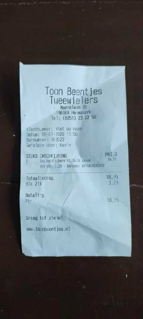 2e hands fiets, Tickets en Kaartjes, Autovignetten, Eén persoon