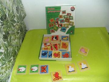 HOUTEN DIEREN MEMORY SPEL beschikbaar voor biedingen