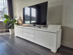 Moderne witte dressoir/tv-meubel, Huis en Inrichting, Kasten | Televisiemeubels, Ophalen, Kunststof, Gebruikt, Minder dan 100 cm