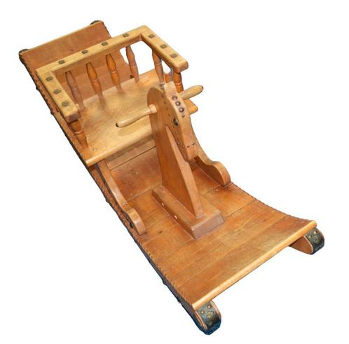 Groot antiek massief houten hobbelpaard, Antiek en Kunst, Antiek | Speelgoed, Ophalen