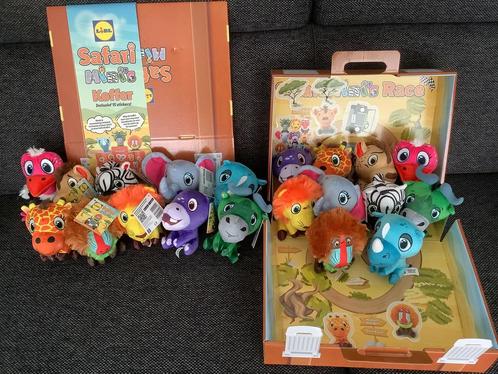 Lidl safari mini’s complete set compleet met koffer, Verzamelen, Supermarktacties, Lidl, Ophalen of Verzenden