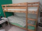 Ikea stapelbed + 2 matrassen, Kinderen en Baby's, Kinderkamer | Stapelbedden en Hoogslapers, Ophalen, Zo goed als nieuw, Stapelbed