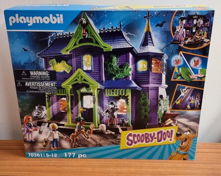 Playmobil Scooby-Doo! Avontuur in het Spookhuis 70361, Kinderen en Baby's, Speelgoed | Playmobil, Nieuw, Complete set, Ophalen of Verzenden