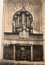 Oude briefkaart Hervormde Kerk Harderwijk 1924 orgel interie, Ophalen of Verzenden