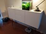 Ikea Besta kast met hairpin poten 180cm breed, Ophalen, 150 tot 200 cm, Modern, Metaal