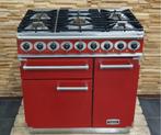 Luxe Fornuis Falcon Deluxe 90cm rood 3 ovens NIEUW!, 60 cm of meer, Ophalen of Verzenden, Zo goed als nieuw, Energieklasse A of zuiniger
