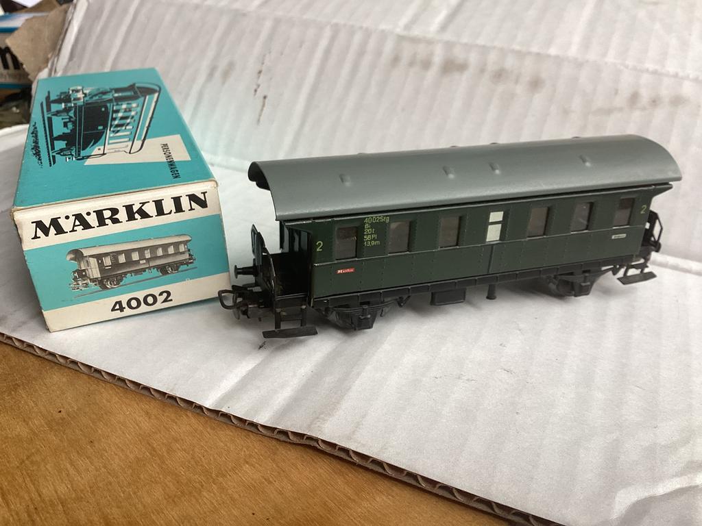 Marklin 4002 personenwagen type donderbus met ovp, Hobby en Vrije tijd, Modeltreinen | H0, Ophalen of Verzenden, Wisselstroom