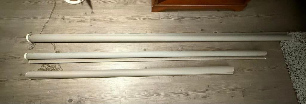 Diverse rolgordijnen - lengte 2.5 meter, Huis en Inrichting, Stoffering | Gordijnen en Lamellen, Ophalen, Gebruikt, Wit, 200 cm of meer