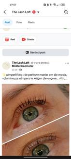 Wimpers lift / lash extension, Ophalen, Nieuw, Zwart, Ogen