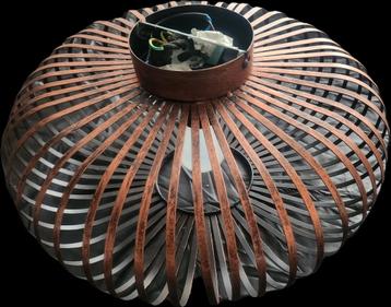 Plafondlamp Koperkleurig Metaal -Spiraal Design 40cm beschikbaar voor biedingen