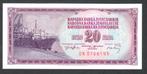 Bankbiljet - Joegoslavië 20 Dinara 1974 - UNC., Ophalen of Verzenden, Joegoslavië, Los biljet