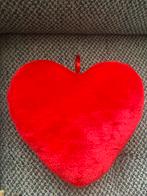 Rood Hartvormig Kussen - Hart - 24 cm -, Huis en Inrichting, Woonaccessoires | Kussens, Ophalen of Verzenden, Zo goed als nieuw