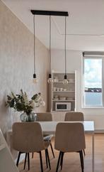 Mooie zwarte hanglamp, Huis en Inrichting, Lampen | Hanglampen, Ophalen, Zo goed als nieuw, Metaal, Minder dan 50 cm