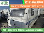 Hobby De Luxe 440 VOORTENT + VASTBED + TREINZIT, Caravans en Kamperen, Caravans, Hobby, Bedrijf, 750 - 1000 kg, 6 tot 7 meter