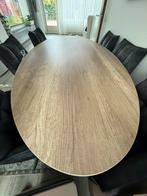 eettafel met 6 stoelen, 200 cm of meer, Zo goed als nieuw, Rechthoekig, 50 tot 100 cm