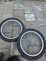 2 x voorwiel voor karretje 20 inch, Fietsen en Brommers, Fietsaccessoires | Aanhangers en Karren, Ophalen of Verzenden, Gebruikt