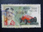 Postzegels Brazilië 2000 auto, Ferrari nr. 3103 - cw. € 1,90, Postzegels en Munten, Ophalen of Verzenden, Zuid-Amerika, Gestempeld