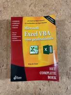 Microsoft Excel VBA voor professionals, Ophalen of Verzenden, Zo goed als nieuw, Software