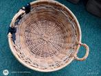 Bamboe rotan mand, Huis en Inrichting, Woonaccessoires | Schalen en Manden, Ophalen, Gebruikt, Rond, Riet