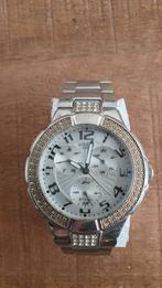 Stalen horloge Guess dames, Ophalen of Verzenden, Zo goed als nieuw, Staal